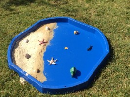 Sand and water play